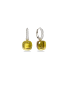 Pomellato Classic Earrings Rose Gold 18kt, White Gold 18kt, Lemon Quartz (watches)